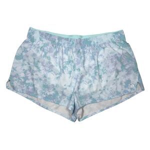 GAPFIT Blue Watercolor Athletic 3” Activewear Quick Dry Shorts